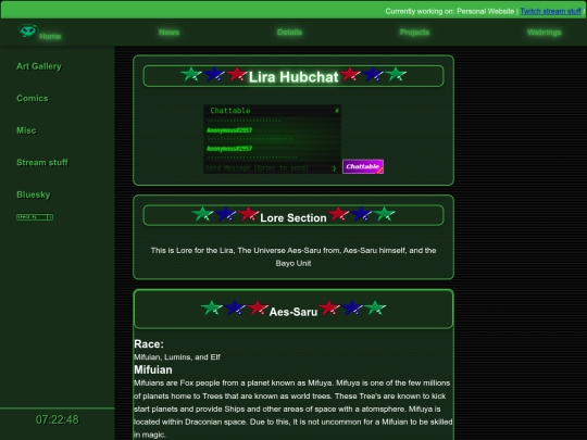 Lore screenshot