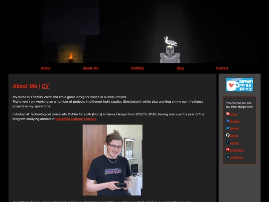 aboutme screenshot