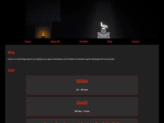 blog screenshot