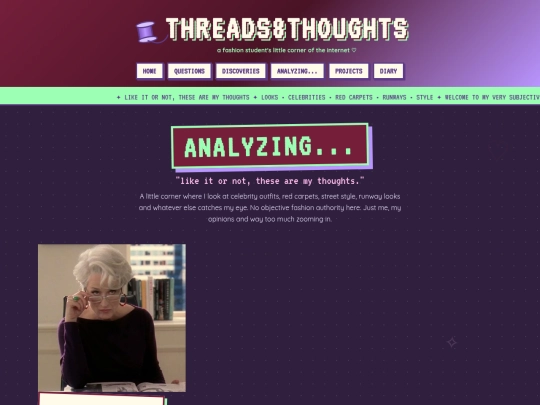 analyzing screenshot