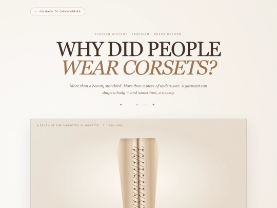 discoveries/corset screenshot