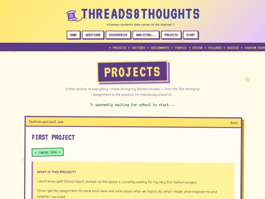 projects screenshot