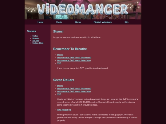 stems screenshot