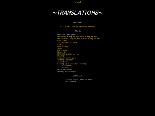 html/translated screenshot