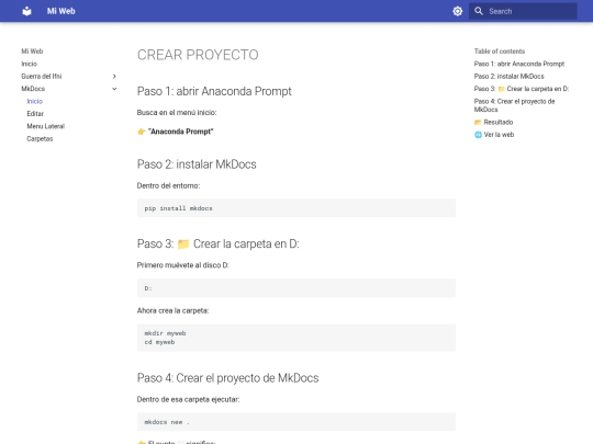 mkdocs_ejemplo/mkdocs/crear_proyecto screenshot