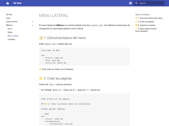 mkdocs_ejemplo/mkdocs/menu_lateral screenshot