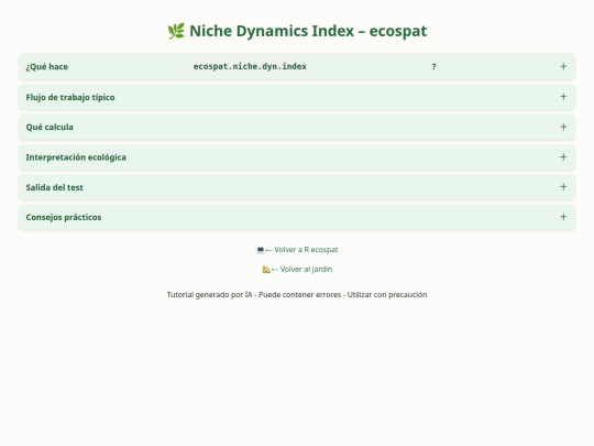 r_ecospat/ecospat_niche_dyn_index screenshot