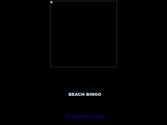 2025 Events/BeachBlanketBingo/Grumpyoldaussie screenshot