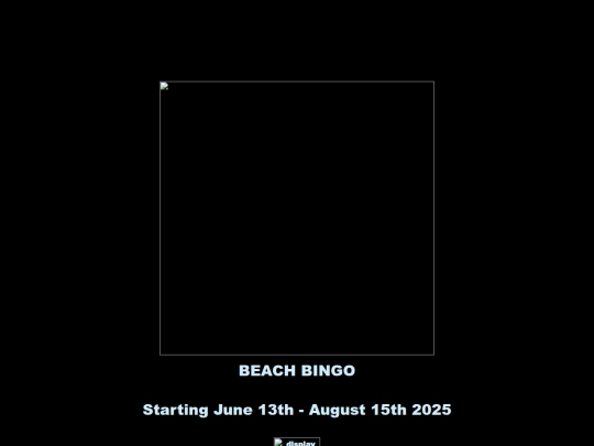 2025 Events/BeachBlanketBingo/Rules screenshot