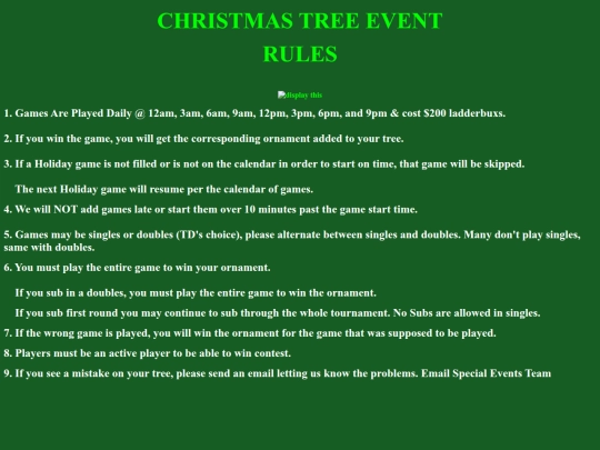 2025 Events/ChristmasTree/RULES screenshot