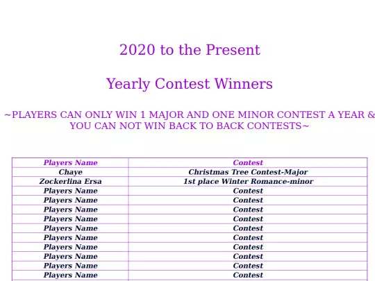 Febcalendar/winners screenshot