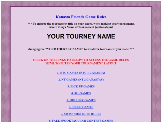RULES/GamesPage/HostRules screenshot