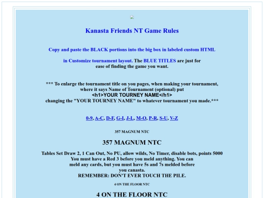 RULES/NTCGameRules/PlayersNTCgamerules screenshot
