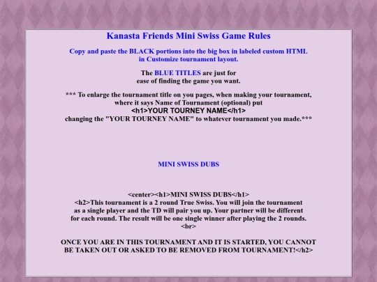 RULES/SwissMiniDubsRules/smd screenshot