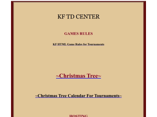 RULES/TDCenter screenshot
