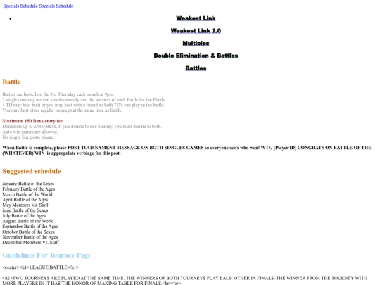 RULES/Weakestlink/BATTLE screenshot