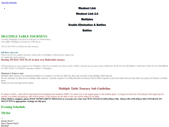 RULES/Weakestlink/mulitple screenshot