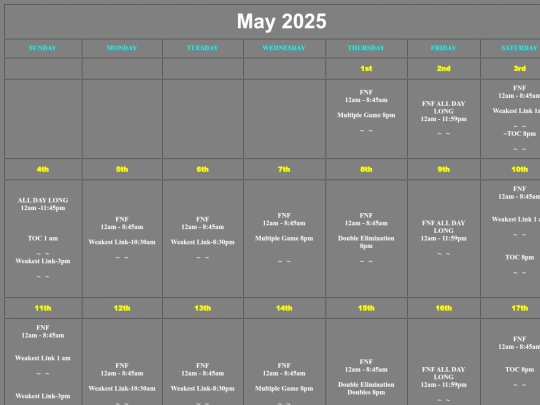 RegularSpecials/Months/2025/May screenshot