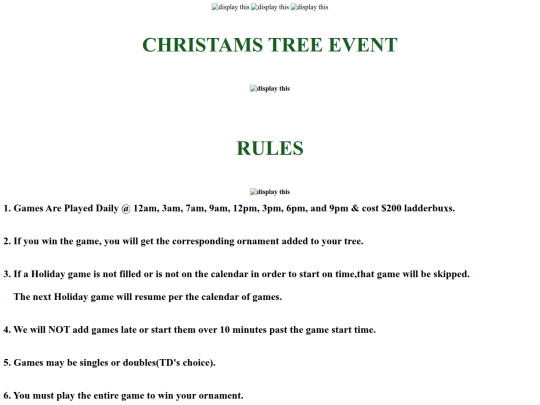 holidaytreerules/treerules screenshot