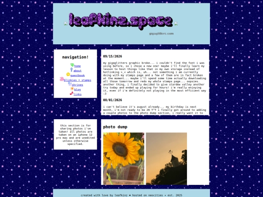 blog screenshot