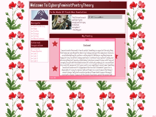 Art Gallery/writing/Poetry screenshot