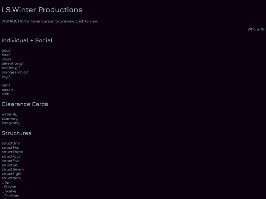index screenshot