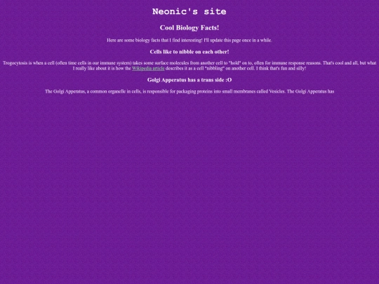 biology screenshot