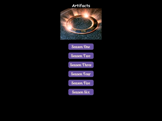 artifacts screenshot