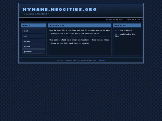 index screenshot