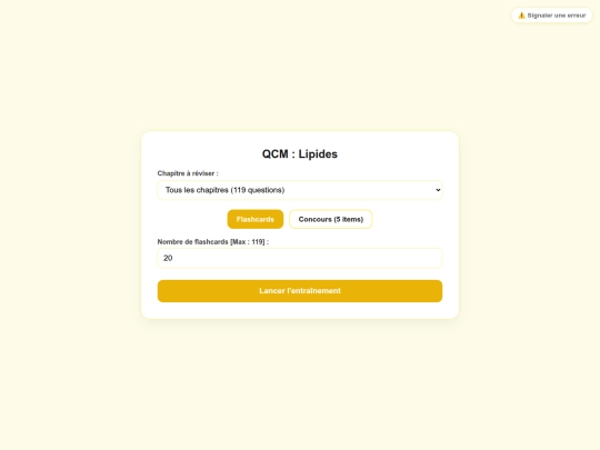 BIOCHIMIE/lipides screenshot