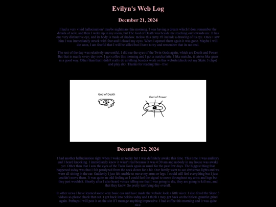 Evilynneblog screenshot