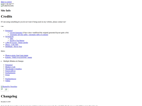 info screenshot