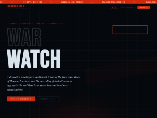 Tools/Iran-War-Watch/Home screenshot