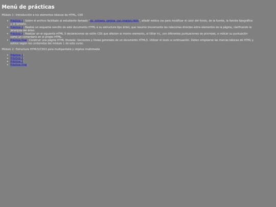 index screenshot