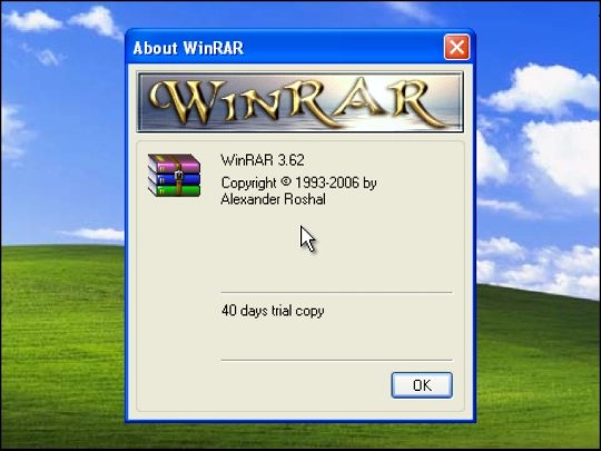 winrar easter egg screenshot