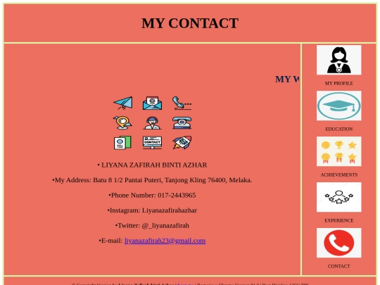 contact screenshot