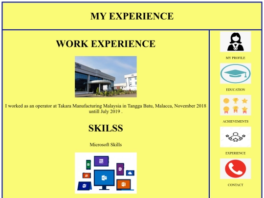 experience screenshot