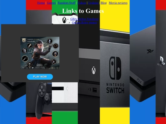 Games screenshot