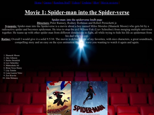 Movies screenshot