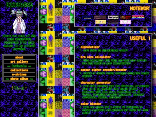 bookmarks screenshot
