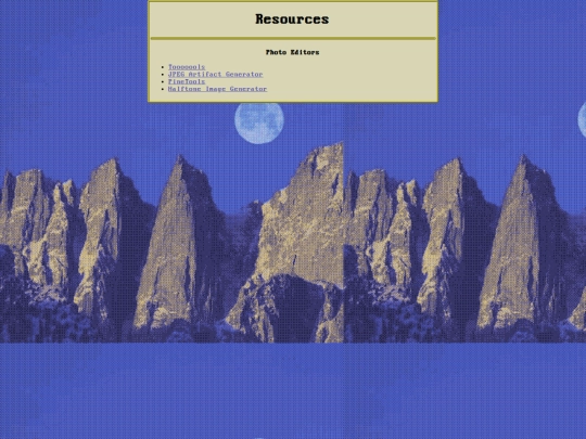 resources screenshot