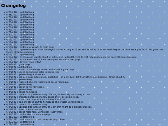 changelog screenshot