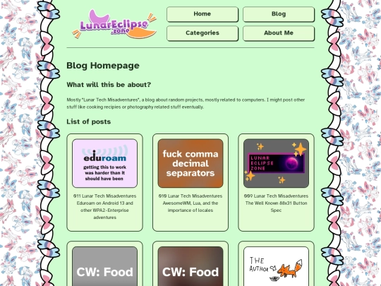 blog screenshot