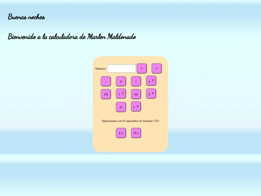 calculadora con carrusel/cal screenshot