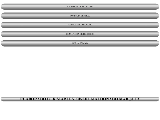 menu de articulos/menu screenshot