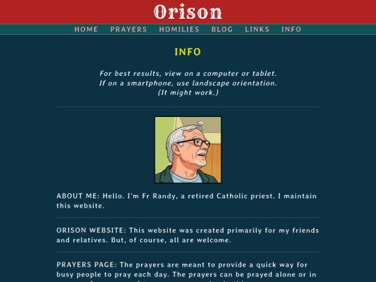 info screenshot