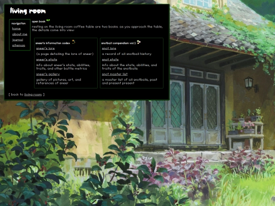 subpages/snotliving/openbook screenshot