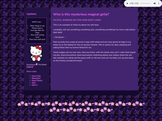 aboutme screenshot