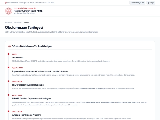 tarihce screenshot