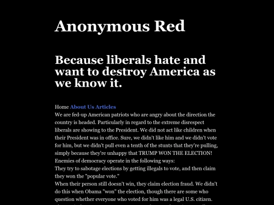 Anonymous Red screenshot